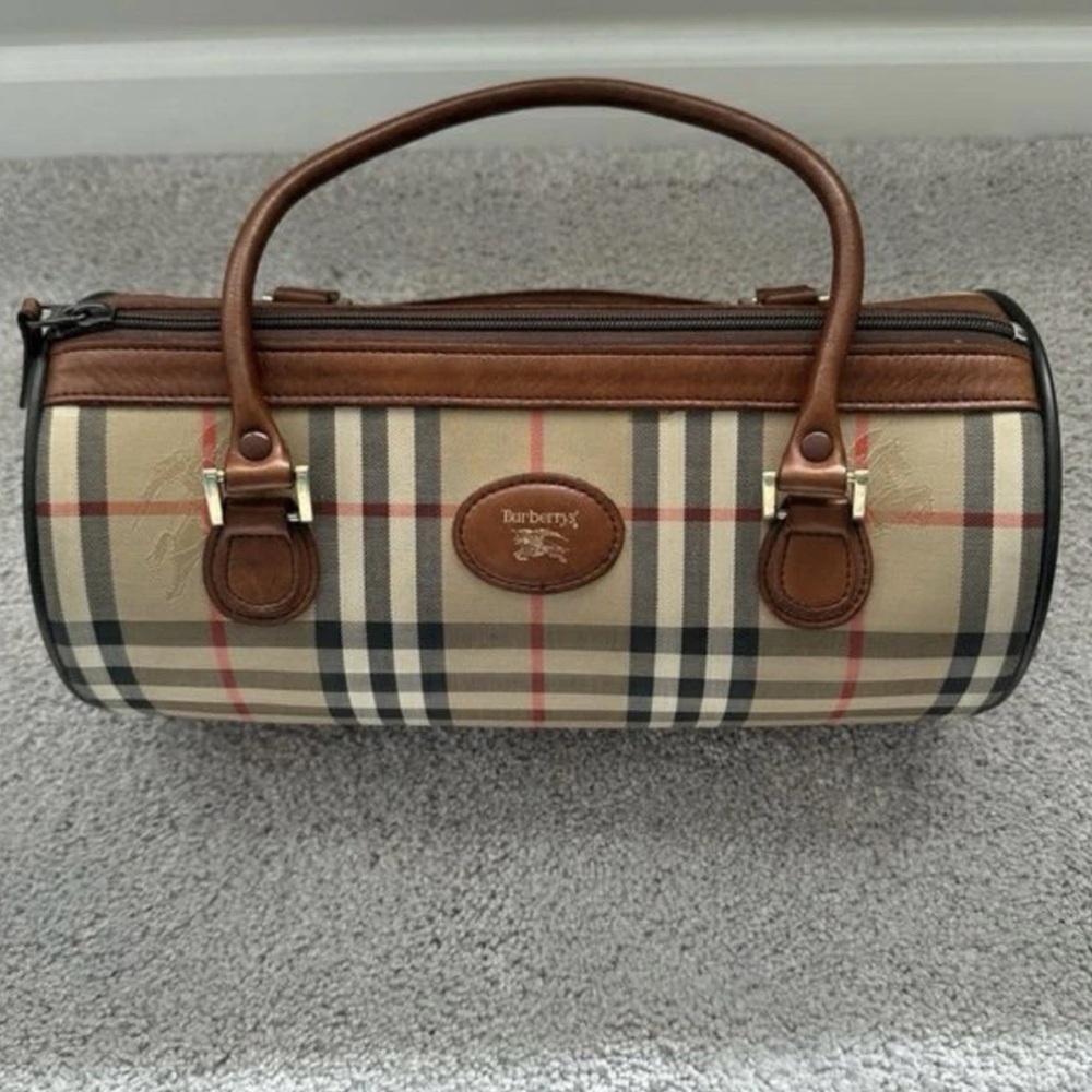 Open to all offers - Burberry Vintage 90s Cylinder Shoulder Hand Bag